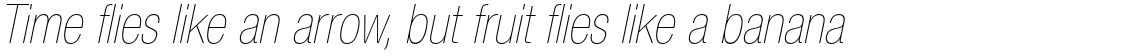 Neue Helvetica Pro 27 Ultra Light Condensed Oblique