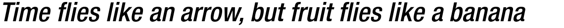 Neue Helvetica Pro 67 Medium Condensed Oblique