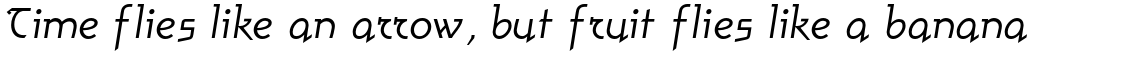 Amherst Std Gothic Split Italic