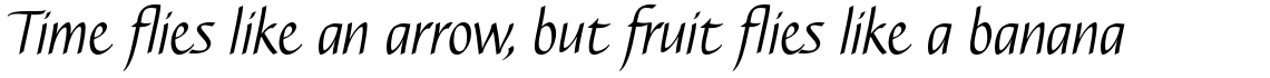 Caterina Std Light Italic