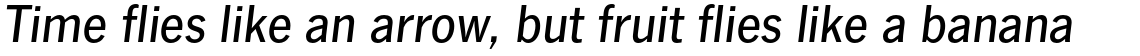 News Gothic No. 2 Std Medium Italic
