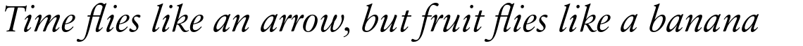 Sabon Next Pro Display Italic