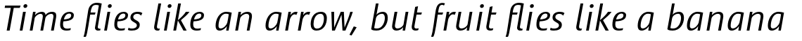 Satero Sans Pro Light Italic
