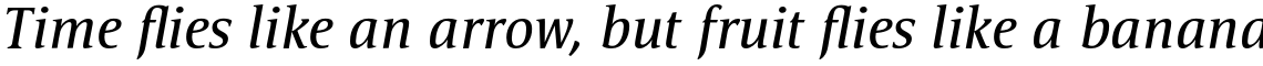 Satero Serif Pro Italic