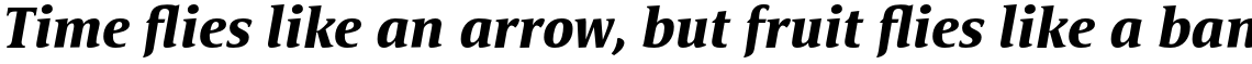 Satero Serif Pro Bold Italic