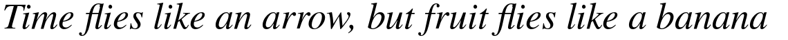 Times Pro Italic