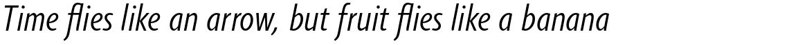 Agilita Pro Light Condensed Italic