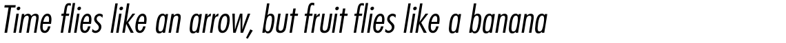 Futura Pro Light Condensed Oblique
