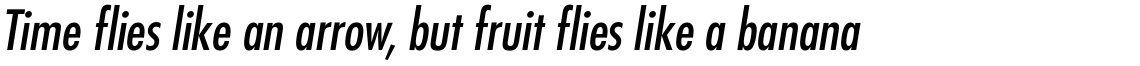 Futura Pro Medium Condensed Oblique