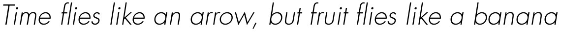 Futura Pro Light Oblique