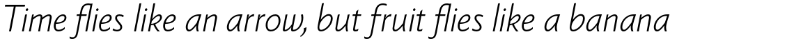 Berling Nova Sans Pro Light Italic
