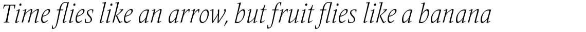 Frutiger Serif Pro Condensed Light Italic