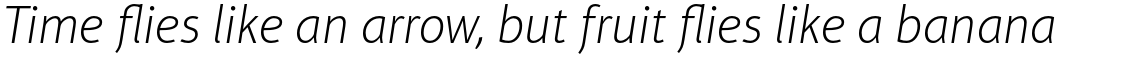 Aptifer Sans Pro Thin Italic