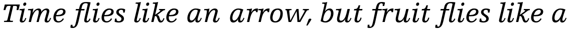 Egyptienne F Std 56 Italic