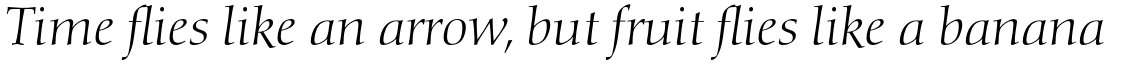 Diotima Classic Pro Light Italic