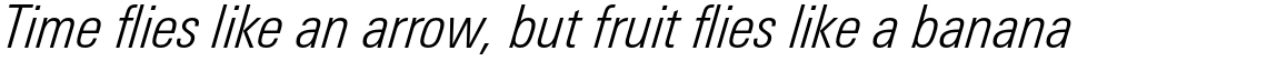 Univers Next Pro 321 Condensed Light Italic