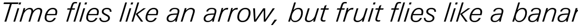 Univers Next Pro 331 Basic Light Italic