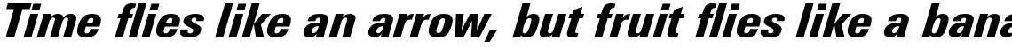 Univers Next Pro 821 Condensed Black Italic