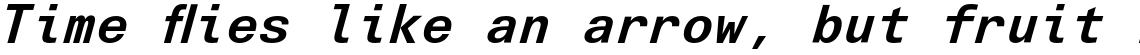 Univers Next Pro 631 Typewriter Bold Italic