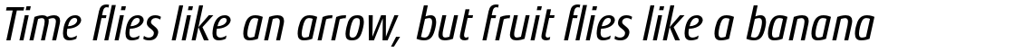 Aeonis Pro Condensed Medium Italic