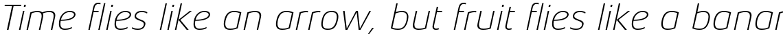 Aeonis Pro Thin Italic