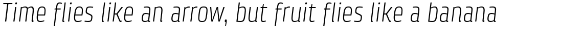 Klint Pro Light Condensed Italic