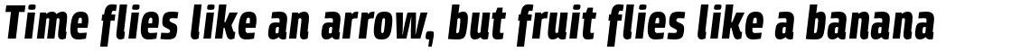 Klint Pro Black Condensed Italic