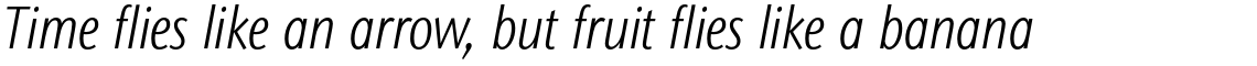 ITC Stone Sans II Pro Condensed Light Italic