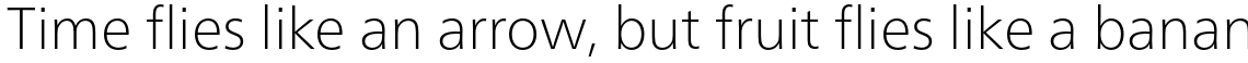 Neue Frutiger Pro Cyrillic Thin