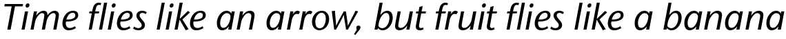 ITC Stone Sans II Std Medium Italic