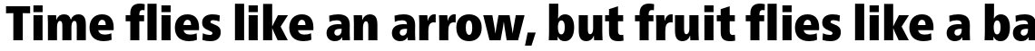 Neue Frutiger Pro Condensed Extra Black