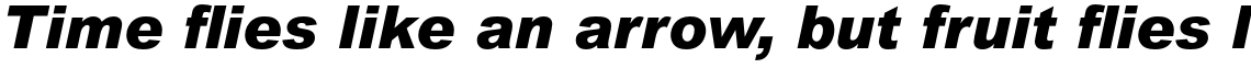 Arial Std Black Italic