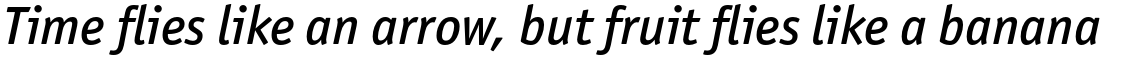 ITC Officina Sans Pro Medium Italic