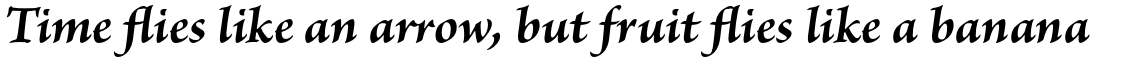 Brioso Pro Bold Italic