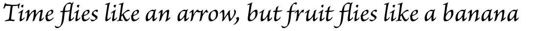 Brioso Pro Italic Caption