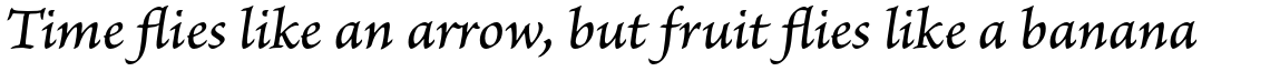Brioso Pro Medium Italic Caption