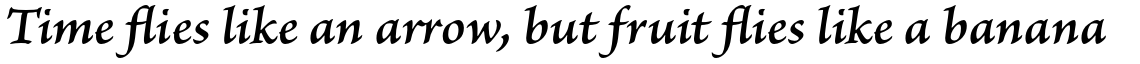 Brioso Pro Semibold Italic Caption