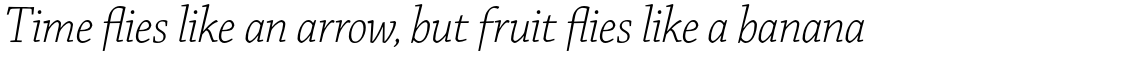 Chaparral Pro Light Italic Display