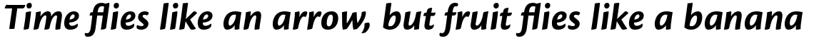 Cronos Pro Bold Caption Italic