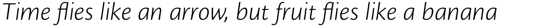 Cronos Pro Light Caption Italic