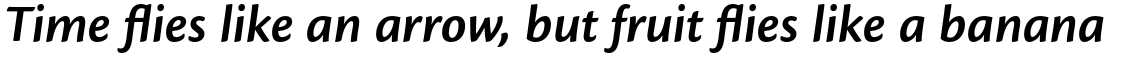 Cronos Pro SemiBold Caption Italic