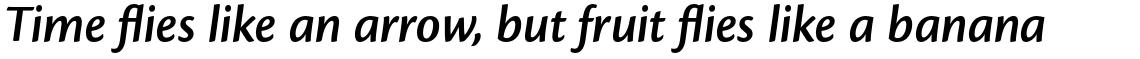 Cronos Pro SemiBold Display Italic