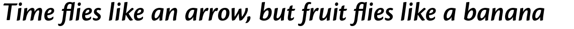 Cronos Pro Semibold Italic