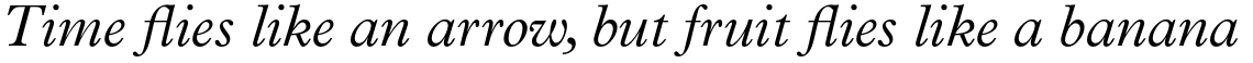Plantin Pro Light Italic
