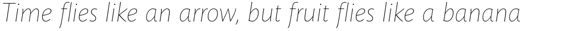 Mundo Sans Pro Extra Light Italic