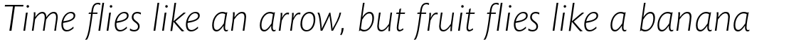 Mundo Sans Pro Light Italic