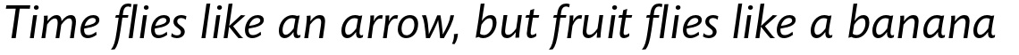 Mundo Sans Pro Italic