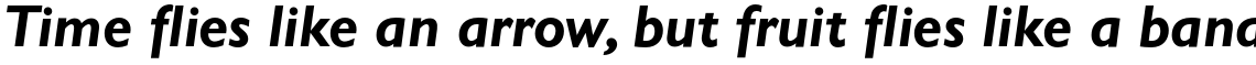 Gill Sans Pro Bold Italic