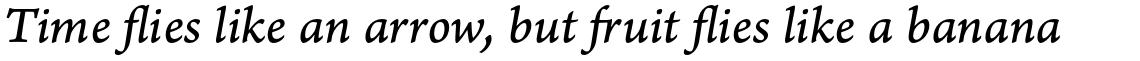 Arno Pro Caption Italic
