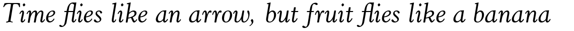 Horley Old Style Std Italic